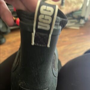 UGG Dark Boots with Logo Strap